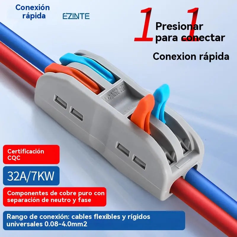 【30% OFF】🔥¡Reducción de precio promocional!⏳⏳【30/60 piezas】Conector de cable eléctrico multifuncional
